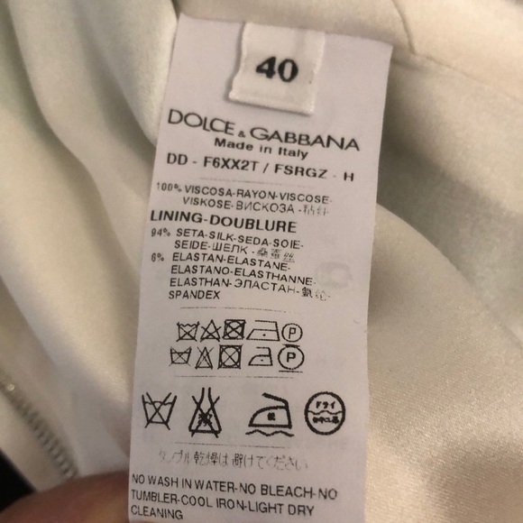 NWOT Dolce&Gabbana Banana Leaf-Print Sheath Dress - Picture 10 of 16